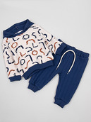 Комплект для мальчика: кофточка и штанишки