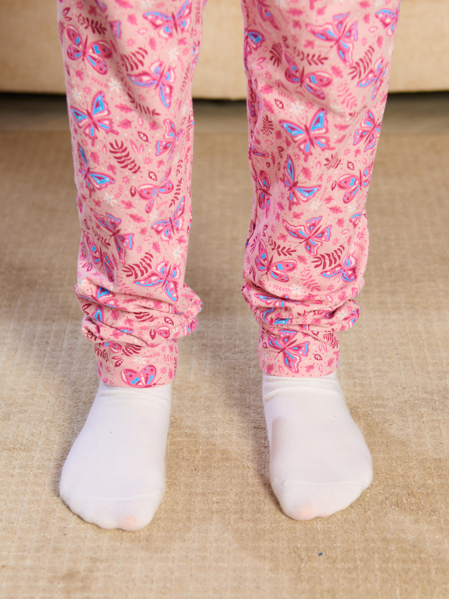 Пижама для девочки, цвет: розовый