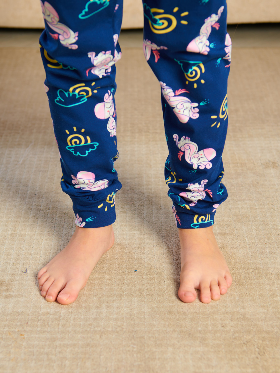 Пижама для девочки, цвет: коралловый