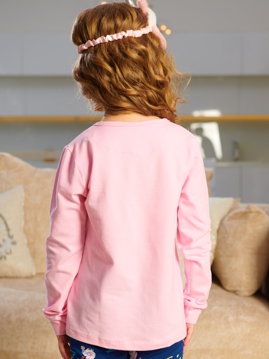 Пижама для девочки, цвет: коралловый