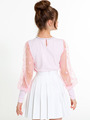 Блузка трикотажная, цвет: светло-розовый