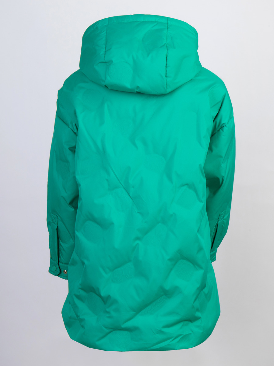 Куртка для девочки, цвет: зеленый