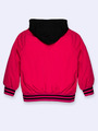 Куртка для девочки, цвет: малиновый