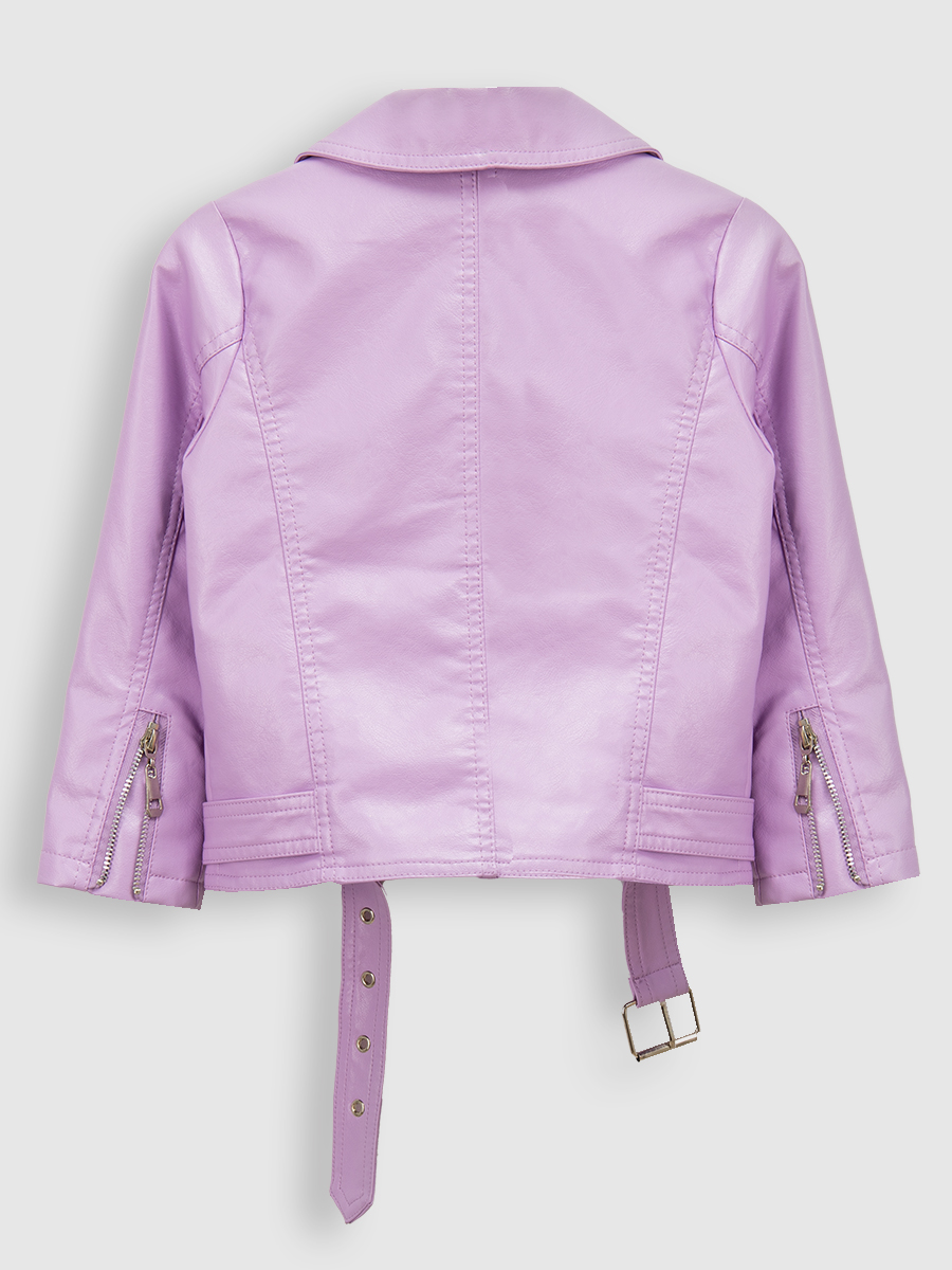 Куртка-косуха для девочки, цвет: сиреневый