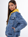 Куртка джинсовая для девочки, цвет: желтый