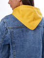 Куртка джинсовая для девочки, цвет: желтый