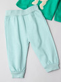 Комплект для мальчика: кофточка, штанишки и толстовка, цвет: мятный