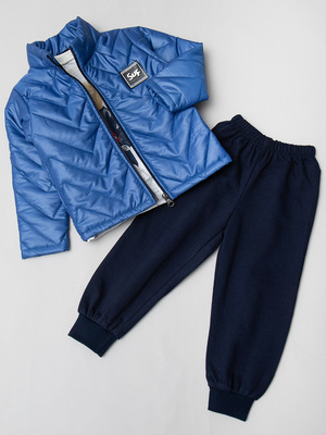 Комплект для мальчика: куртка на синтепоне,кофточка и штанишки