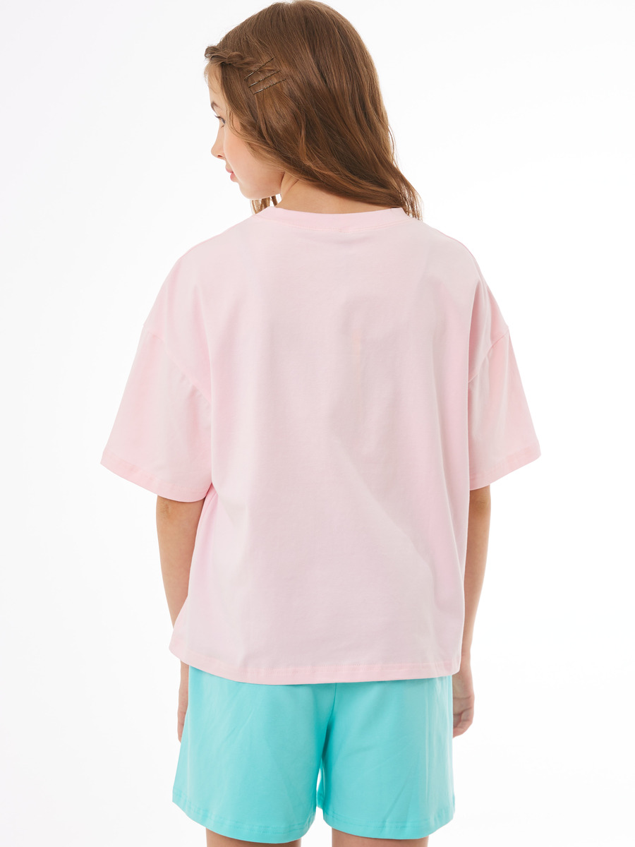 Пижама для девочки, цвет: светло-розовый