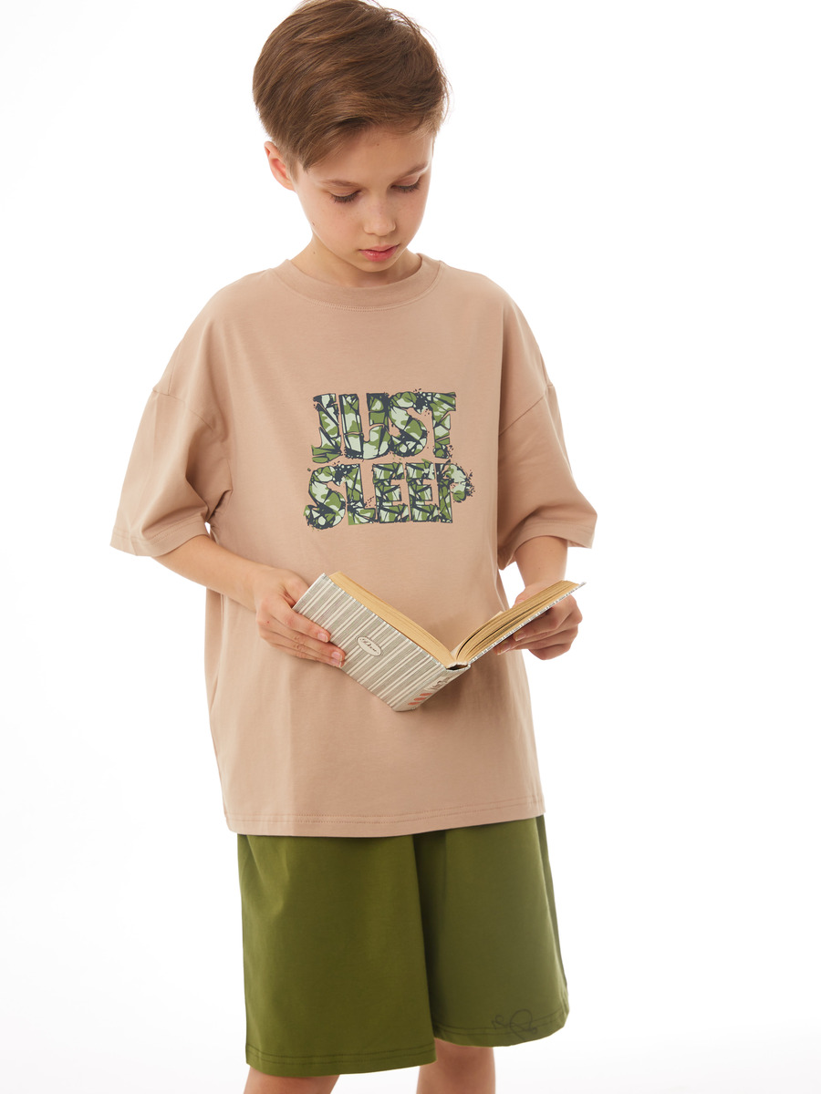 Пижама для мальчика, цвет: кэмел