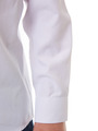 Сорочка приталенного силуэта на кнопках, цвет: белый