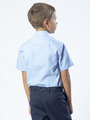 Сорочка приталенного силуэта для мальчика, цвет: голубой