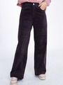 Вельветовые брюки для девочки, цвет: серый