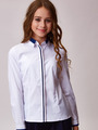 Блузка текстильная, цвет: белый