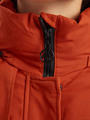 Куртка зимняя для девочки, цвет: коричневый