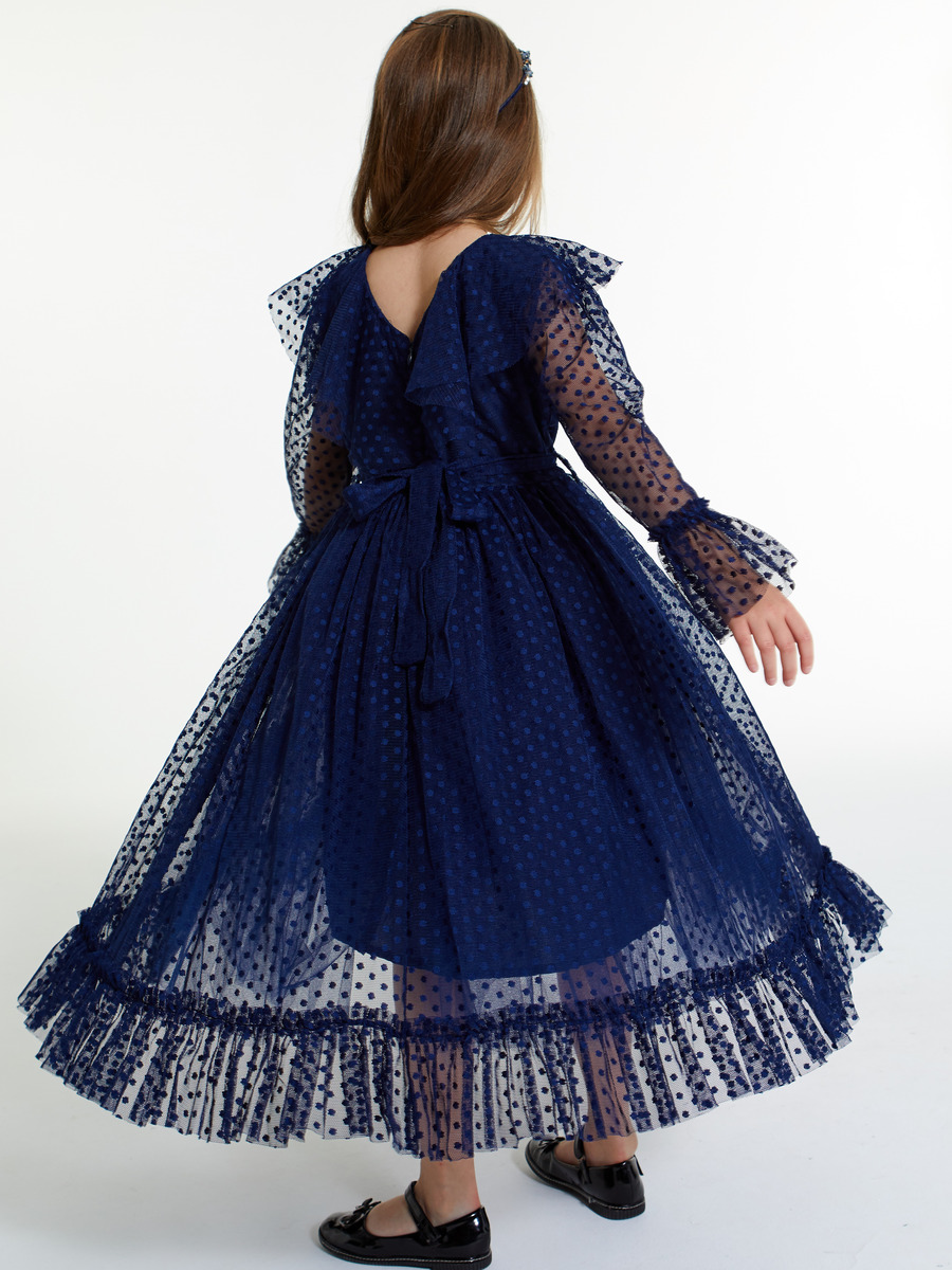 Платье, цвет: темно-синий