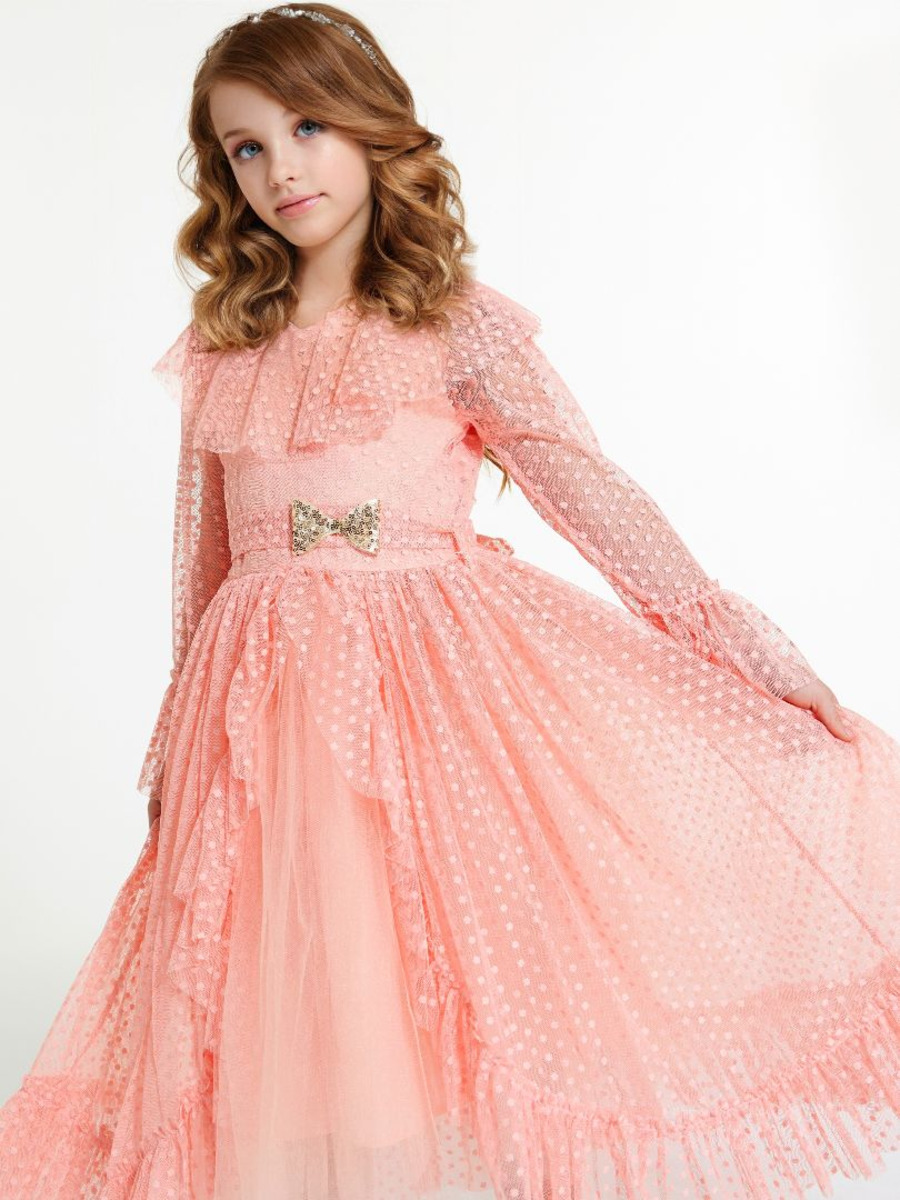 Платье, цвет: персиковый