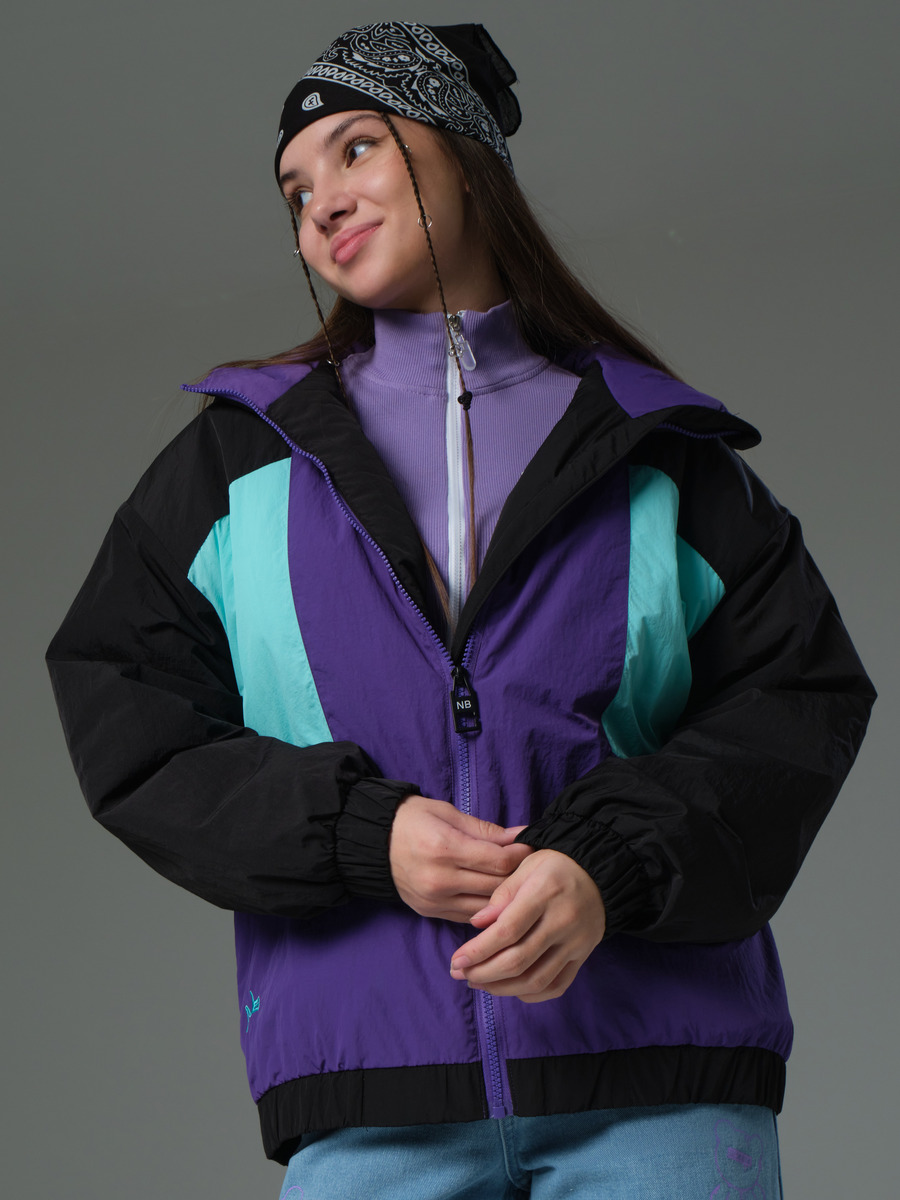 Куртка, цвет: фиолетовый